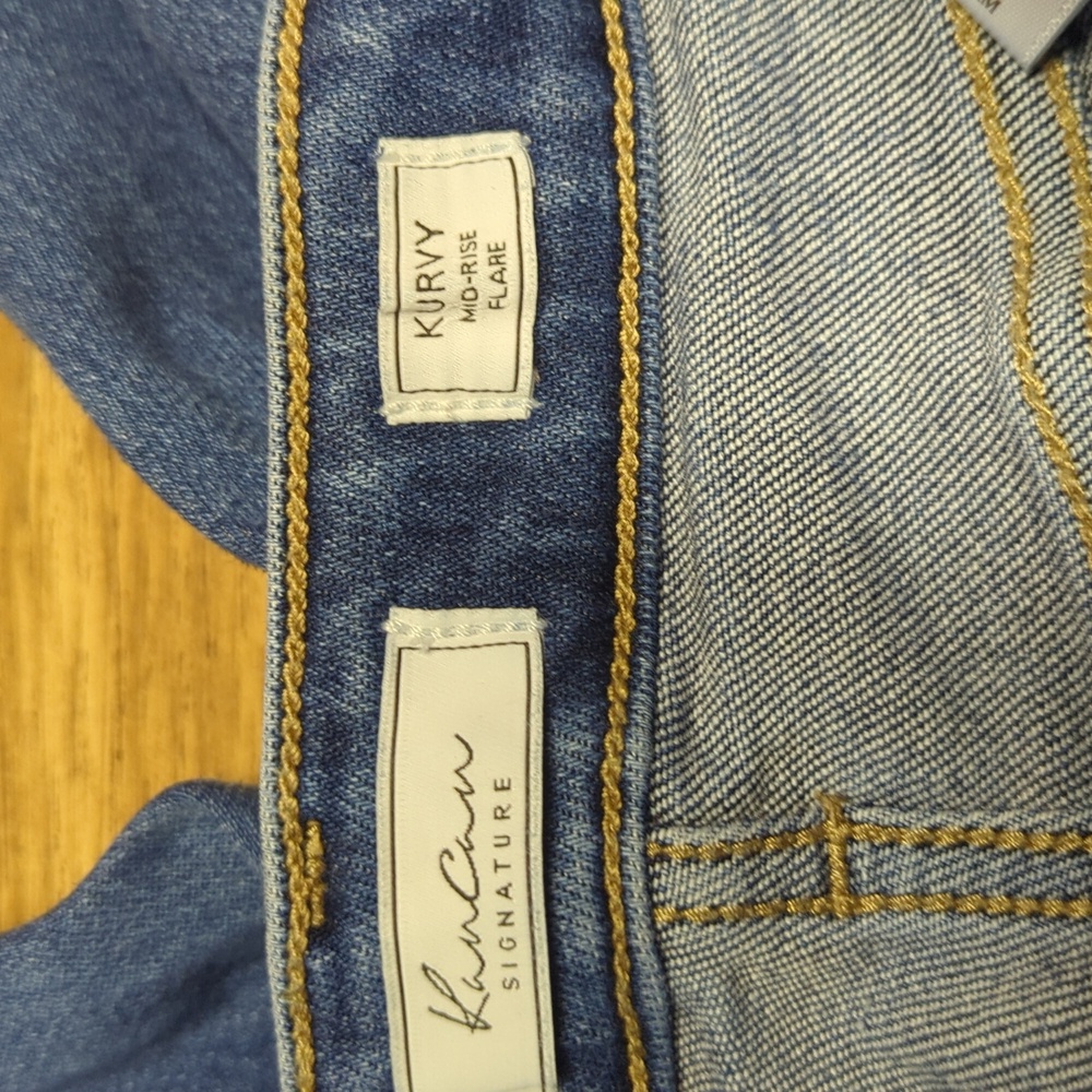 KanCan Blue Flare & Wide Leg Jeans - Picture 7 of 13